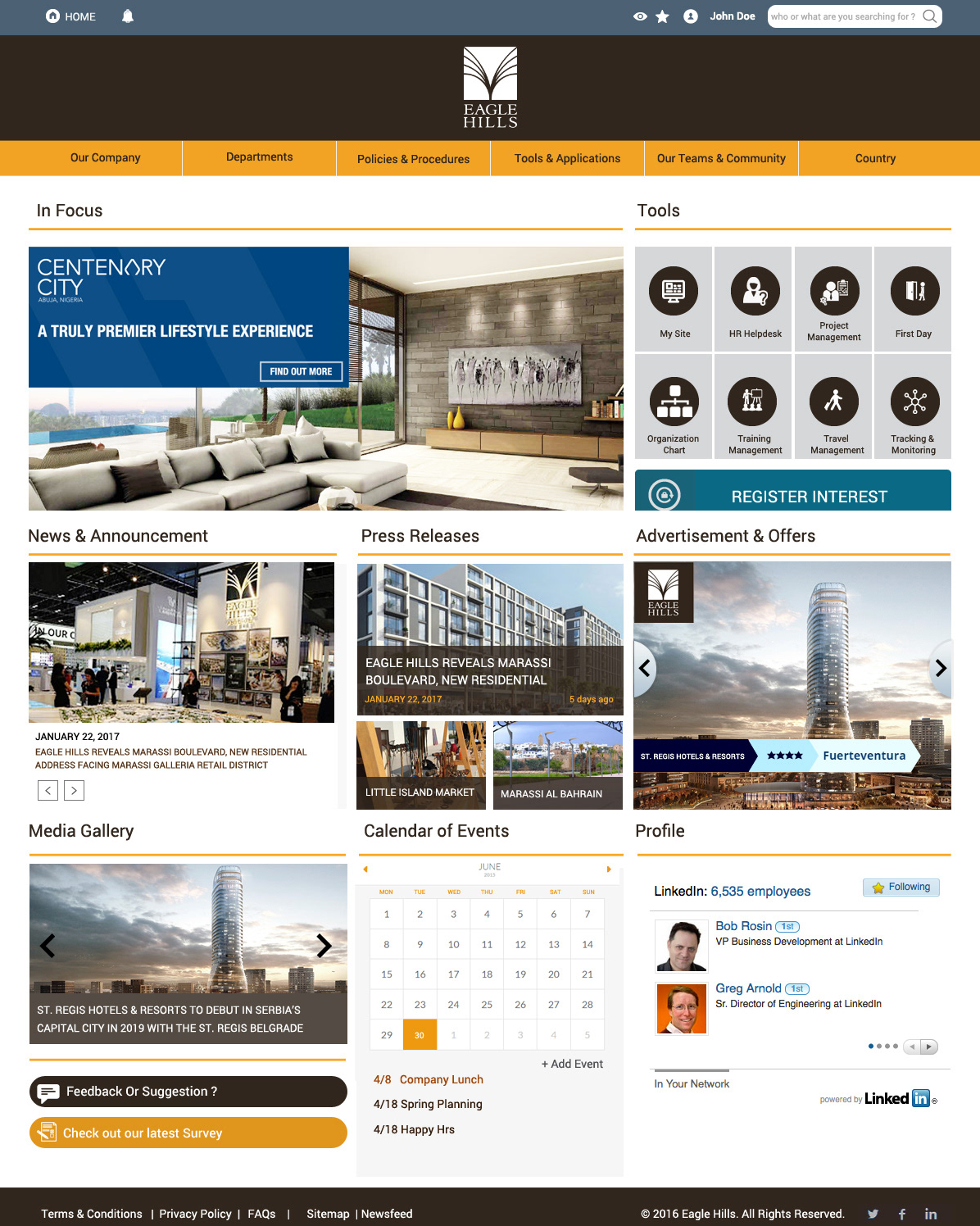Warm Layout